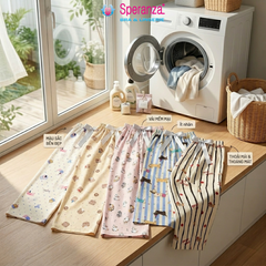 Quần Dài Pijama Speranza ZQDL002SH Họa Tiết Hoạt Hình Mềm Mịn