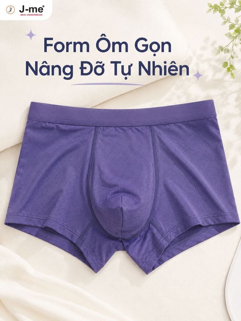 Quần Lót Nam Boxer J-me JM261SH Vải Mesh Thoáng Khí Co Giãn 4 Chiều
