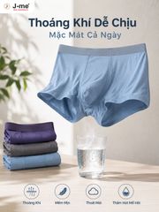 Quần Lót Nam Boxer J-me JM3705SH Thoáng Khí, Mềm Mịn, Co Giãn Tốt
