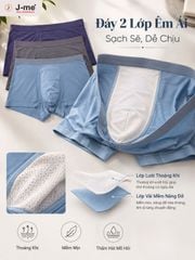 Quần Lót Nam Boxer J-me JM3705SH Thoáng Khí, Mềm Mịn, Co Giãn Tốt