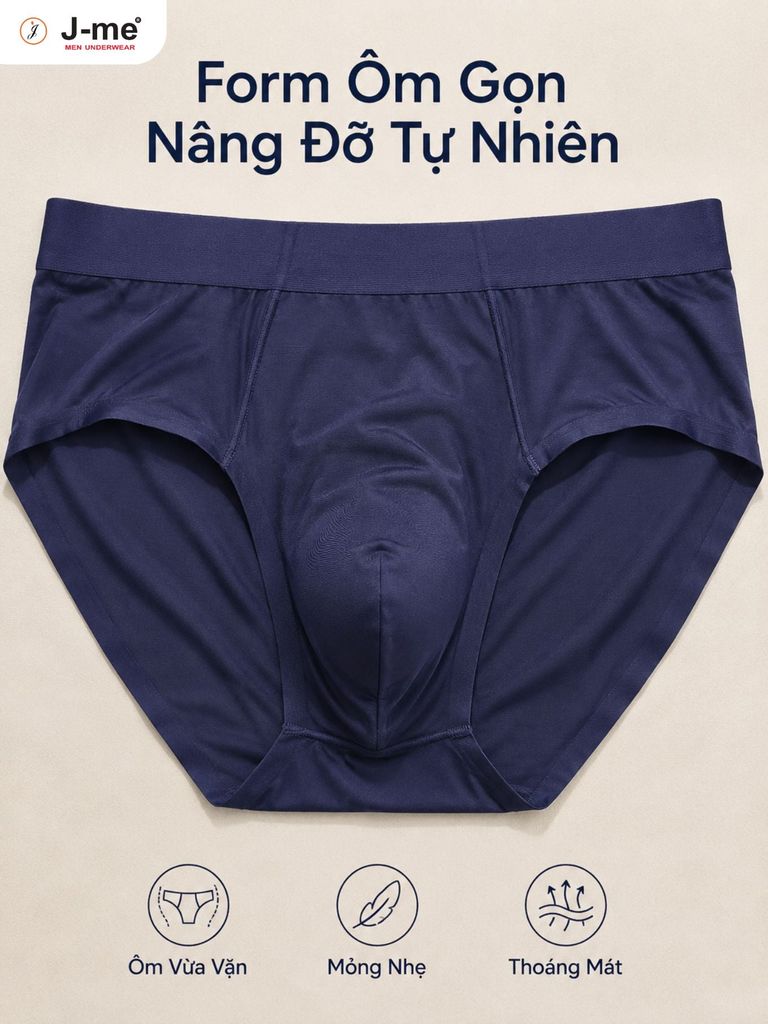 Quần Lót Nam J-me JM3704SH Mỏng Nhẹ Vải Mát Lạnh Thoáng Khí Êm Ái