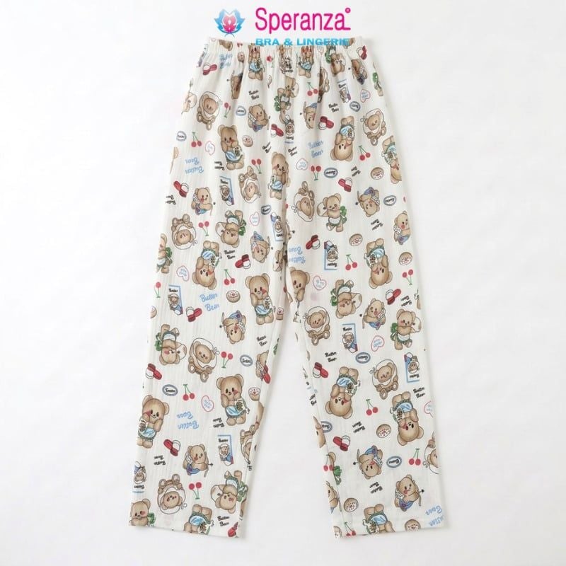 Quần Pijama Speranza ZQDL003SH Thun Lạnh Mát Mẻ Mềm Mại Họa Tiết Hoạt Hình