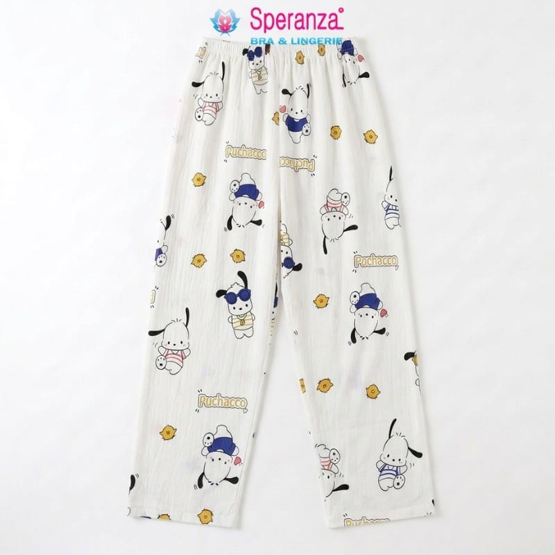 Quần Pijama Speranza ZQDL003SH Thun Lạnh Mát Mẻ Mềm Mại Họa Tiết Hoạt Hình