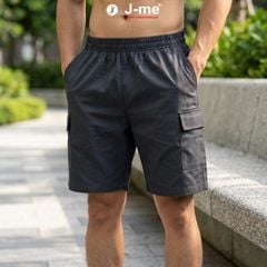 Quần Short Nam Cargo J-me JMB078SH Vải Kaki Túi Hộp Kháng Nước Nhanh Khô