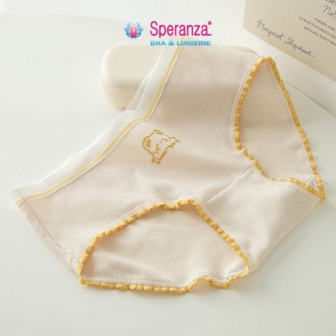 Quần Lót Nữ Cotton Speranza SPQ750SH Kháng Khuẩn Cute Gấu Happy Bear