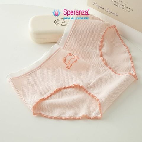 Quần Lót Nữ Cotton Speranza SPQ750SH Kháng Khuẩn Cute Gấu Happy Bear