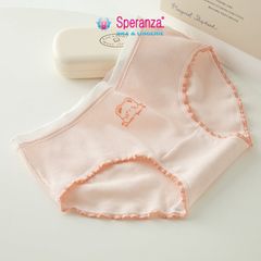 Quần Lót Nữ Cotton Speranza SPQ750SH Kháng Khuẩn Cute Gấu Happy Bear