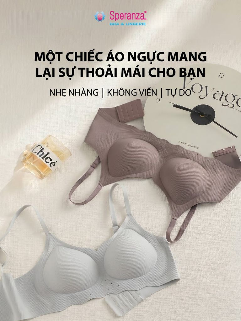 Áo ngực su không gọng Speranza SPA0504SH mút mỏng mềm mại thoáng mát