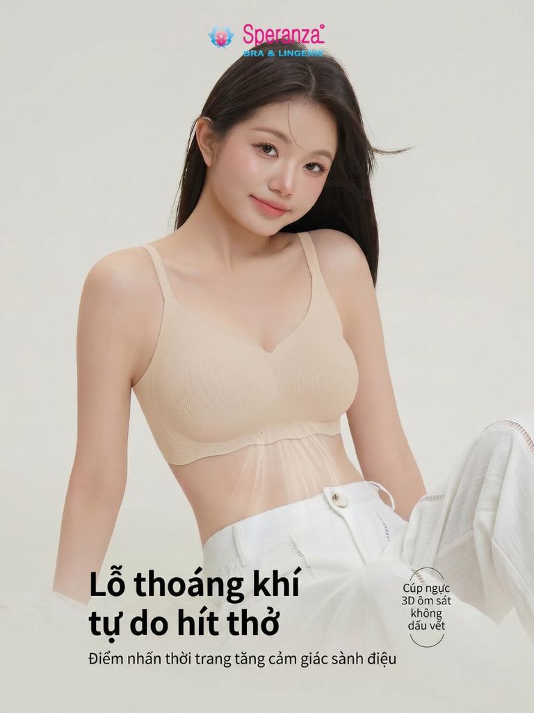 Áo ngực su không gọng Speranza SPA0504SH mút mỏng mềm mại thoáng mát