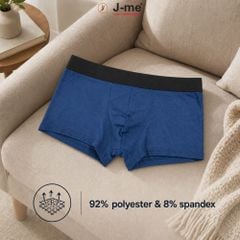Quần Boxers Nam J-me Cotton Bamboo Cao Cấp Co Giãn Thoáng Mát JM567SH