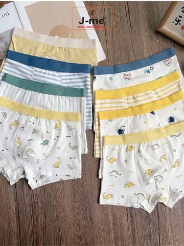 Combo 2 Quần lót bé trai J-me QBT89NK Cotton Modal mềm mại, thoáng khí