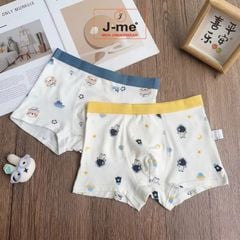 Combo 2 Quần lót bé trai J-me QBT89NK Cotton Modal mềm mại, thoáng khí