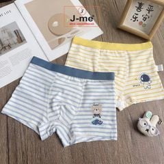 Combo 2 Quần lót bé trai J-me QBT89NK Cotton Modal mềm mại, thoáng khí