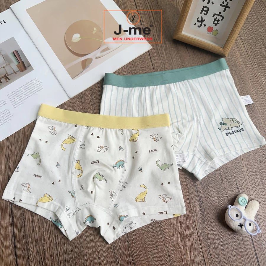 Combo 2 Quần lót bé trai J-me QBT89NK Cotton Modal mềm mại, thoáng khí