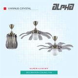  Quạt trần trang trí AlphaFan Vannus Crystal 