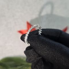 Nhẫn bạc 925 đính full đá tim 2.0ly ROWLER RA100586