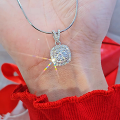 Mặt dây chuyền bạc 925 cao cấp đính đá Cubic Zirconia 6.0ly_PA000631_ROWLER