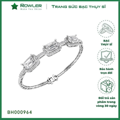 Lắc tay BST Halo Moissanite Radiant ROWLER BH000964
