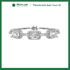 Lắc tay BST Halo Moissanite Radiant ROWLER BH000964
