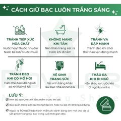 Dây cổ BST Halo Moissanite Radiant bạc Thụy Sĩ đính đá Moissanite - Nét lấp lánh vượt thời gian - ROWLER  NH000962