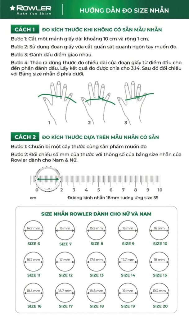 Nhẫn Royal bạc Thụy Sĩ  đính full đá Moissanite viên chủ  6.0ly ROWLER_RH000969