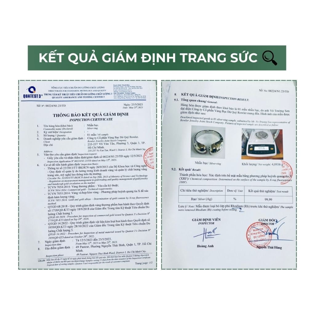 Nhẫn Royal bạc Thụy Sĩ  đính full đá Moissanite viên chủ  6.0ly ROWLER_RH000969