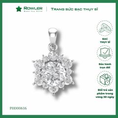 Combo 3 - Moissanite bông hoa lấp lánh viên chủ 6.0ly - 000616