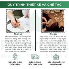 Dây cổ BST Halo Moissanite Radiant bạc Thụy Sĩ đính đá Moissanite - Nét lấp lánh vượt thời gian - ROWLER  NH000962