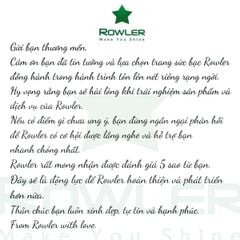 Combo 05 - Vòng tròn họa tiết trái tim đính đá Moissanite ROWLER - 000848
