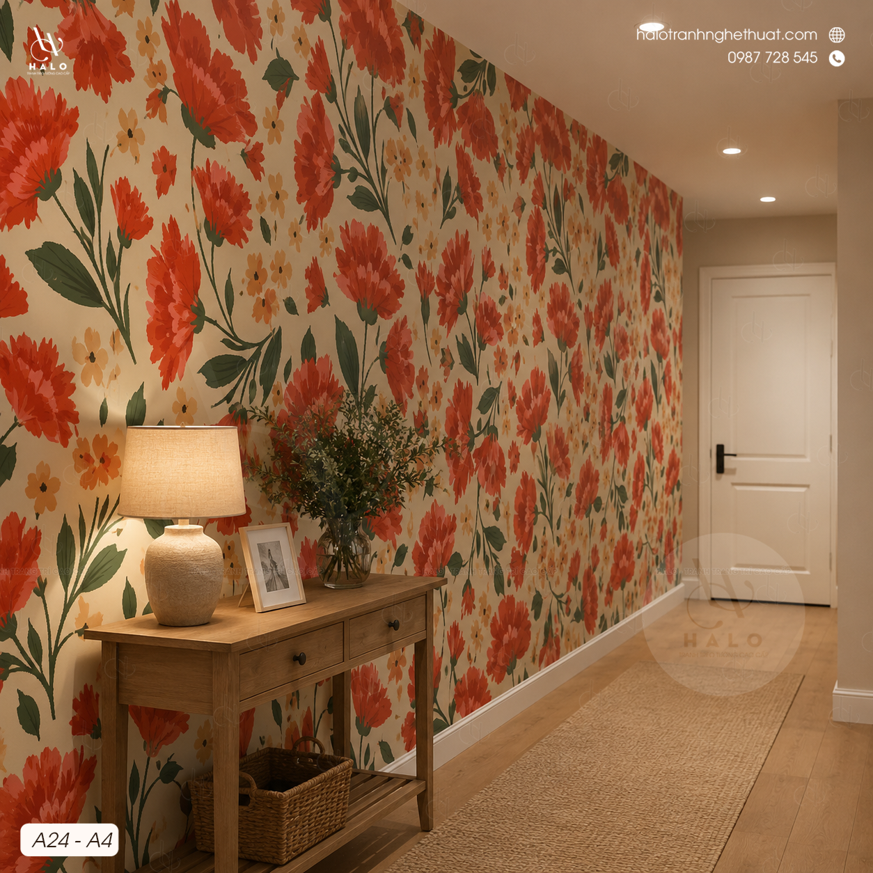  Tranh Dán Tường Họa Tiết Pattern - A24 - A4 