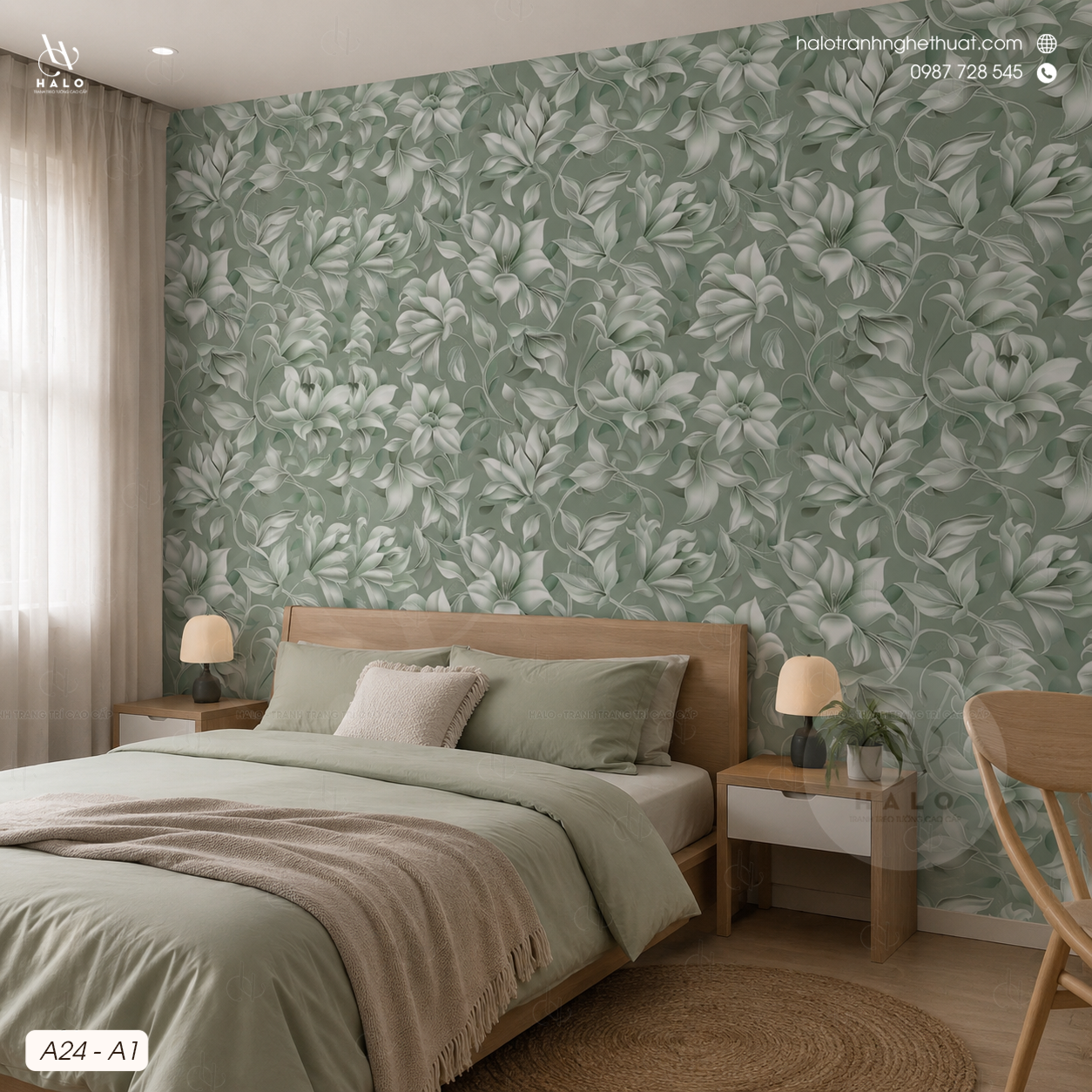  Tranh Dán Tường Họa Tiết Pattern - A24 - A1 