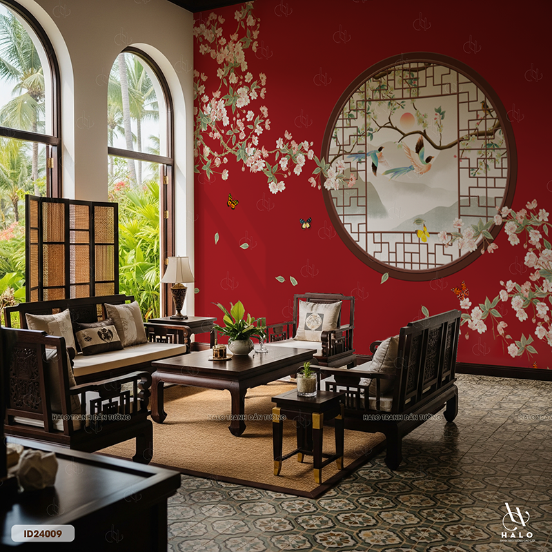  Tranh Dán Tường Indochine 8D 16D - ID24009 
