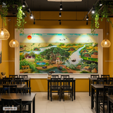  Tranh Dán Tường Phong Cảnh Đồng Quê - QH2910 