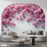  Tranh Dán Tường  Hoa 8D 16D - H211 