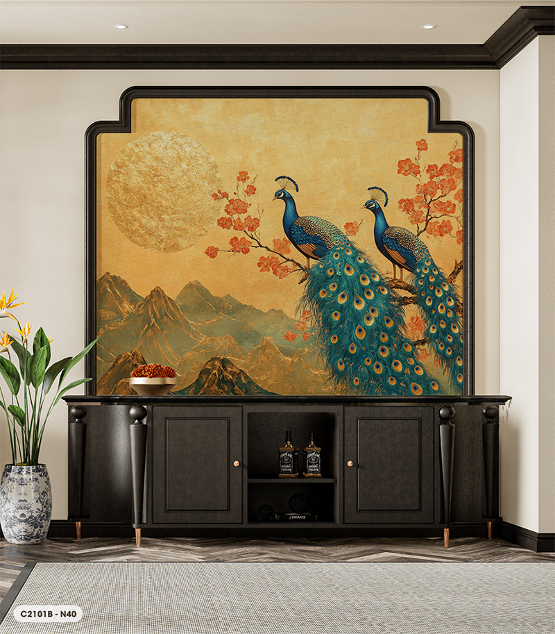  Tranh Dán Tường Hạnh Phúc Viên Mãn 8D 16D - C2101B 