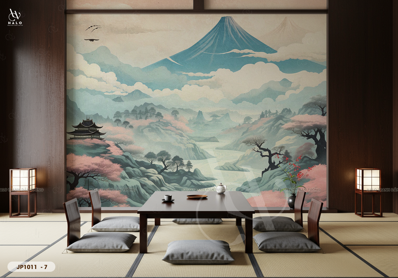  Tranh Dán Tường Phong Cảnh Nhật Bản - JP1010 