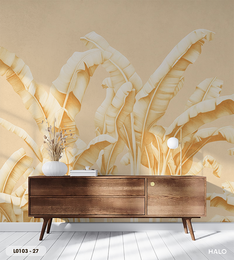  Tranh Dán Tường Lá 8D 16D - L0103 