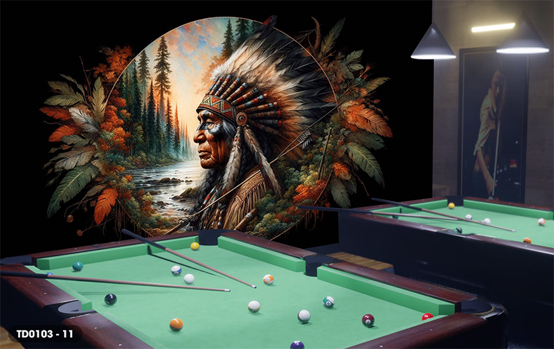  Tranh Dán Tường Thổ Dân 8D 16D - TD0103 