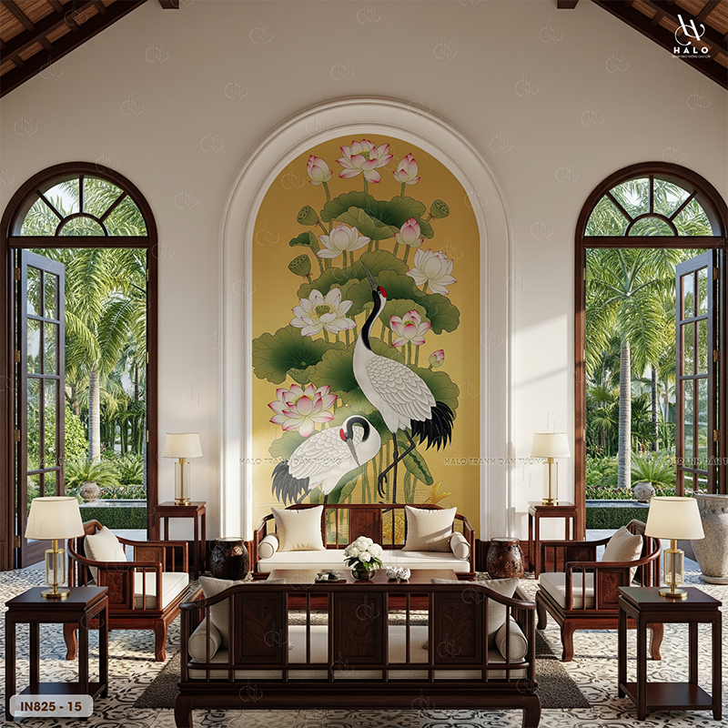  Tranh Dán Tường Indochine 8D 16D - IN825 