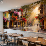  Tranh dán tường Hà Nội phố - HN1011 