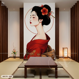  Tranh Dán Tường Nhà Hàng Nhật Bản Cổ Điển - NH179 
