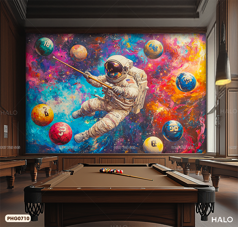  Tranh Dán Tường Bida 8D 16D - PHG0710 