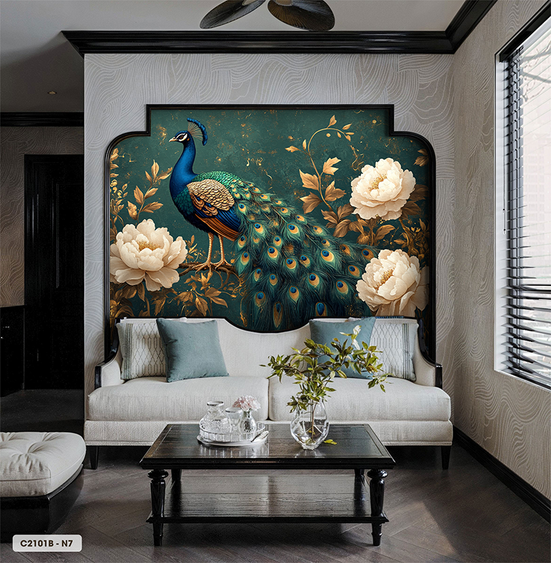  Tranh Dán Tường Hạnh Phúc Viên Mãn 8D 16D - C2101B 