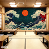  Tranh Dán Tường Sóng Nhật Bản - JP1711 