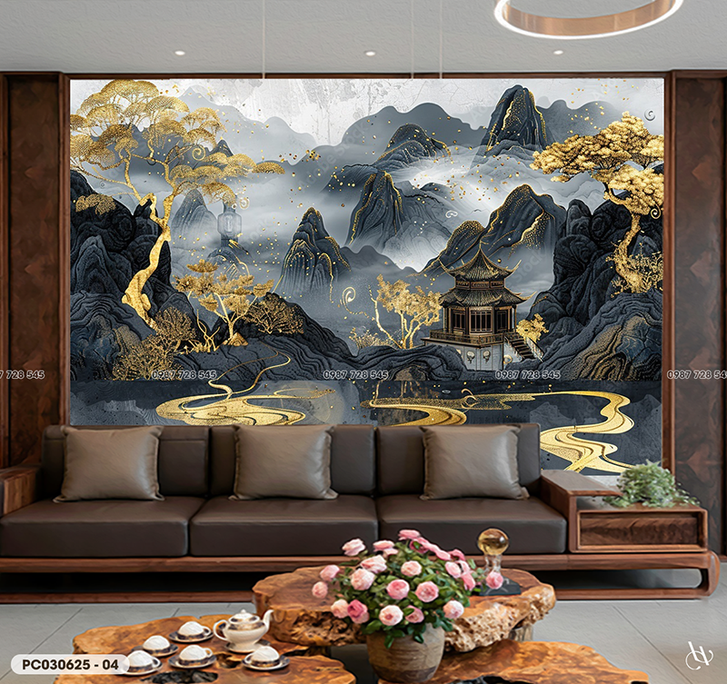  Tranh Dán Tường Phong Cảnh 8D 16D - PC030625 