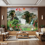  Tranh Dán Tường Sơn Thủy 8D 16D - ST2310 