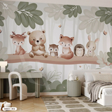  Tranh Dán Tường Động Vật Rừng Trẻ Em 8D 16D - KID311 