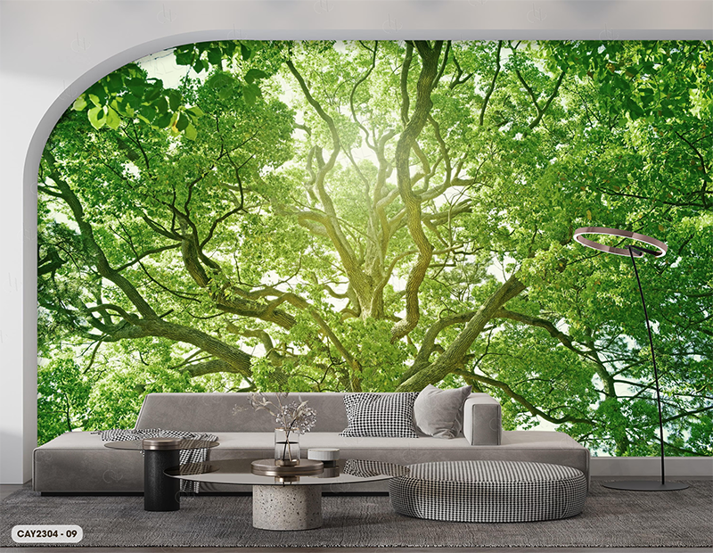 Tranh Dán Tường Cây 8D 16D - CAY2304 
