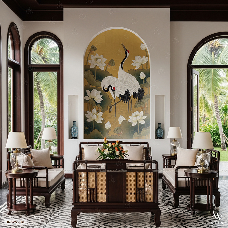  Tranh Dán Tường Indochine 8D 16D - IN825 