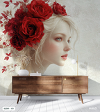  Tranh Dán Tường Vẻ Đẹp Kiêu Sa 8D 16D - G2301 